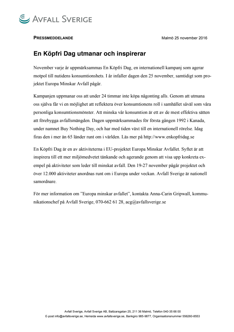 En Köpfri Dag utmanar och inspirerar 