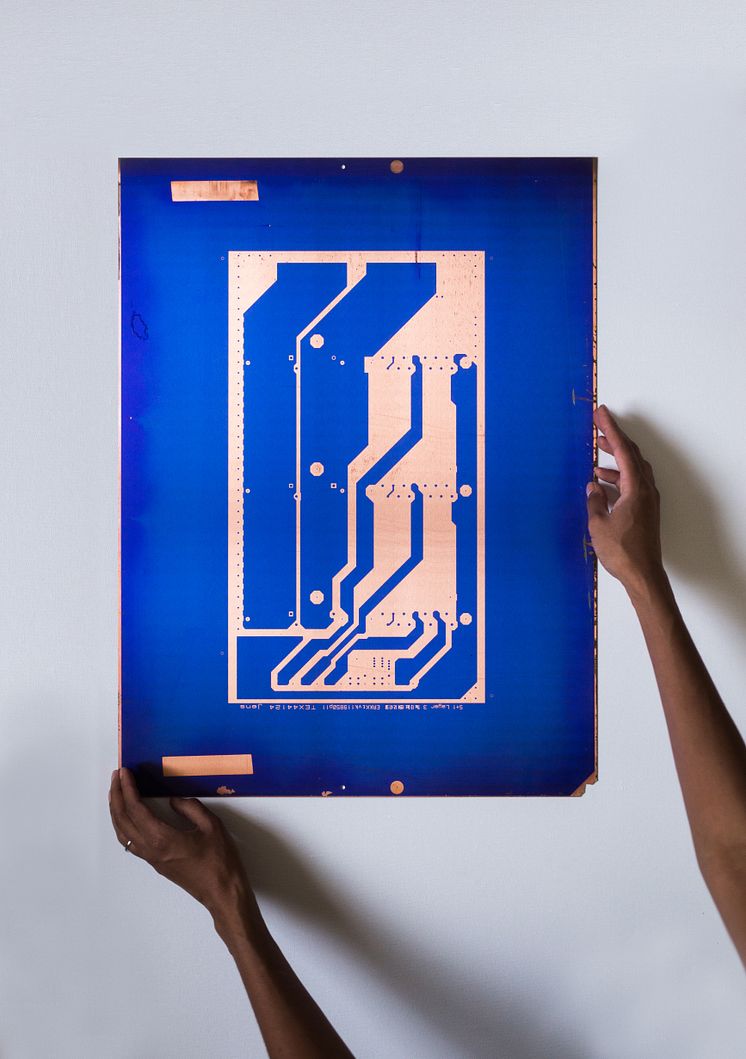 Detailj av / Detail of: Untitled Blue, 2019, Theresa Traore Dahlberg
