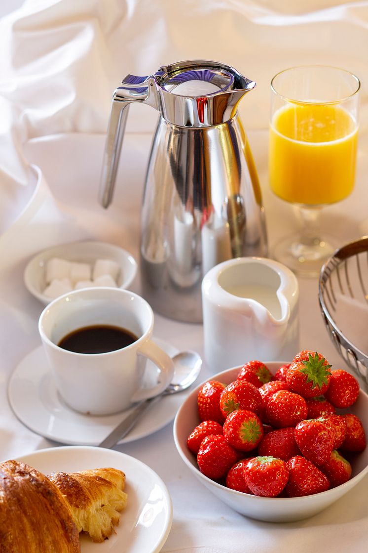 Bedroom Breakfast in bed portrait