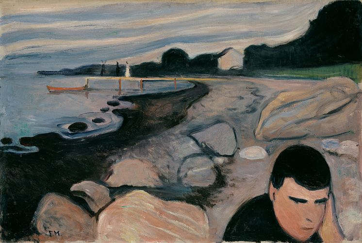 Det magiske nord. Edvard Munch, Melankoli, 1892