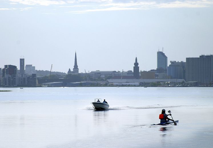 Västerås från Mälaren