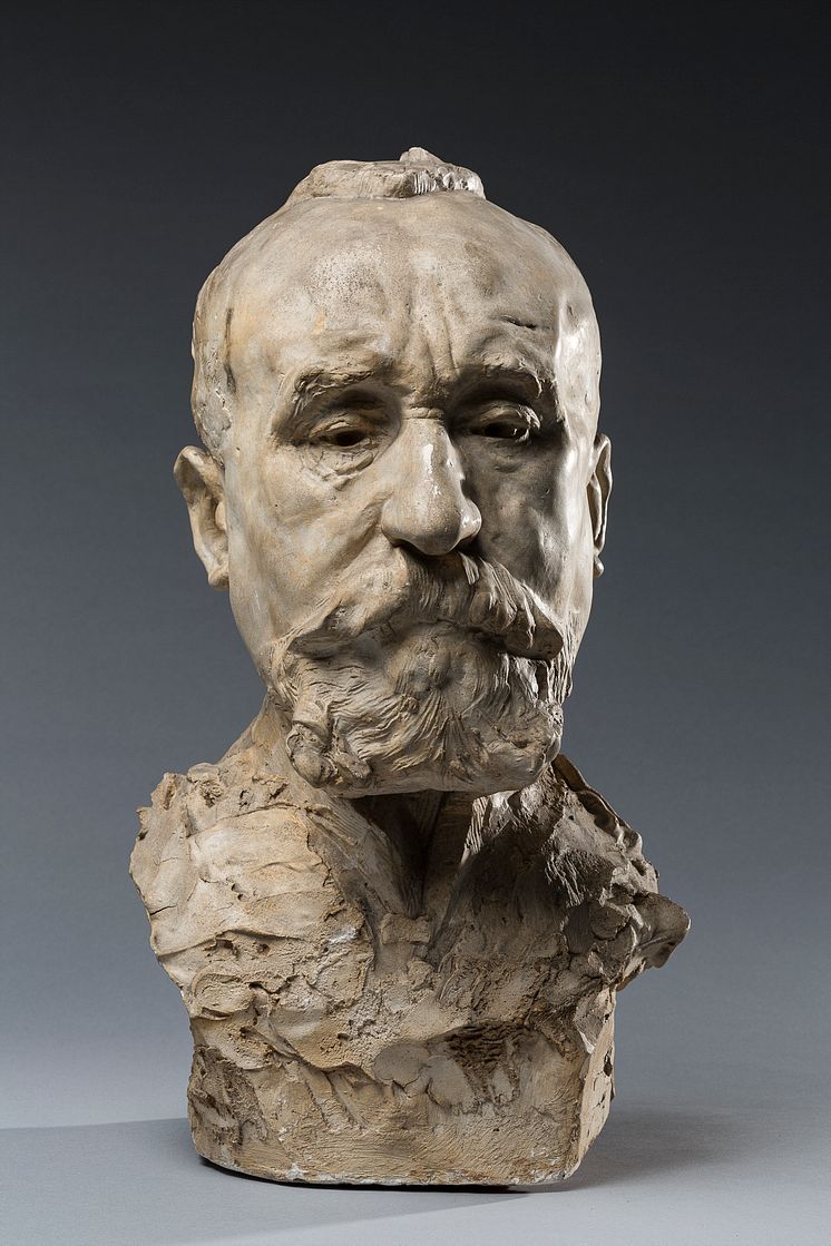 Auguste Rodin, Pierre Puvis de Chavannes, Undated. Plaster. Musée Rodin, Paris