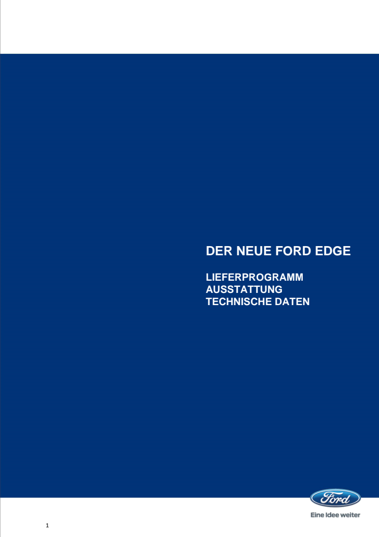 Technische Daten Ford Edge