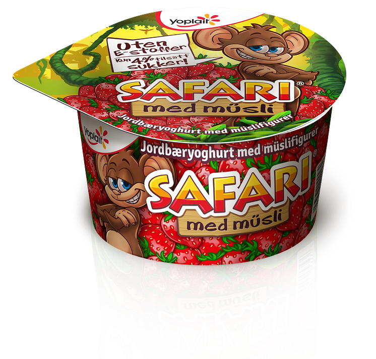 Safari müsliyoghurt med jordbær