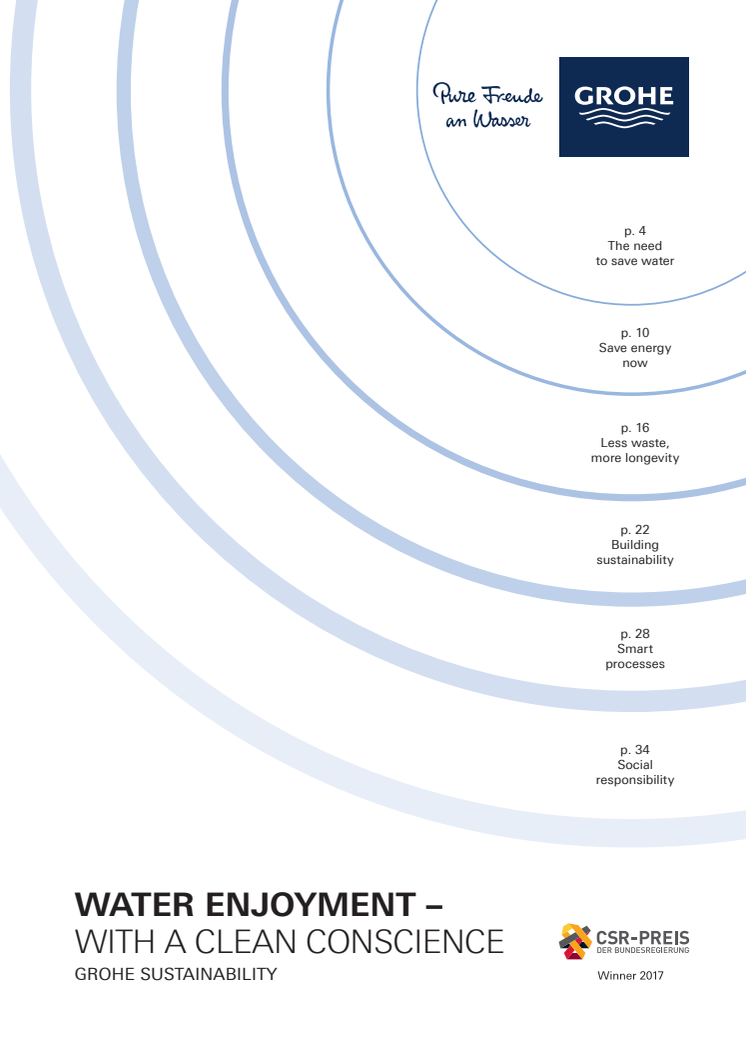 GROHE sustainability brochure