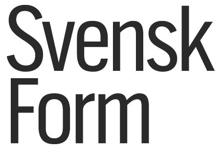Svensk Form logotyp svart