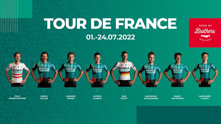 BORA-hansgrohes Tour de France-hold
