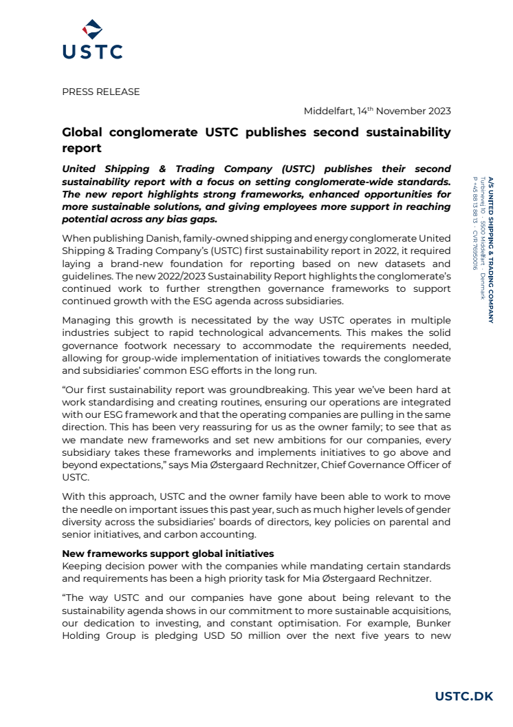 USTC-Sustainability Report_PRESS RELEASE.pdf