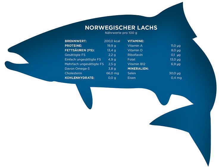 So gesund ist Lachs: die wichtigsten Nährwerte in der Übersicht.