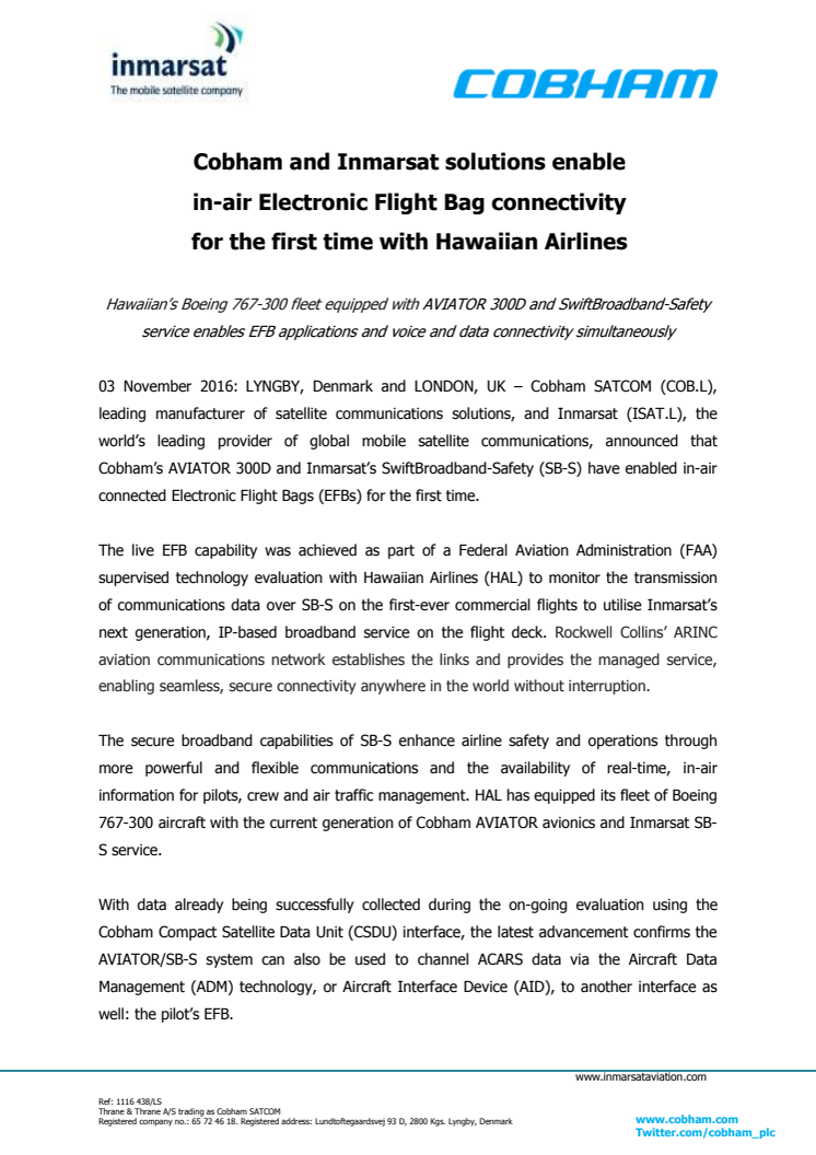 CS - Cobham and Inmarsat solutions enable EFB connectivity - 01