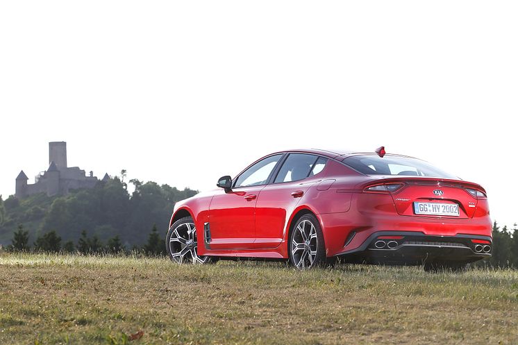 KIA Stinger testing at Nurburgring