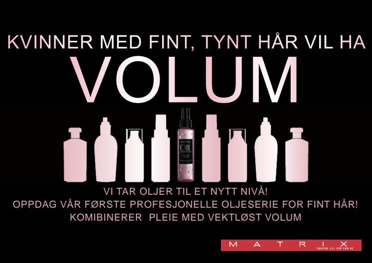 Matrix Oil Wonders Volume Rose - Volum for fint hår!