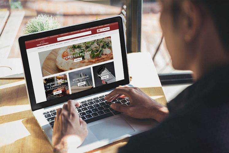 Bagaren och Kocken laptop hemsida