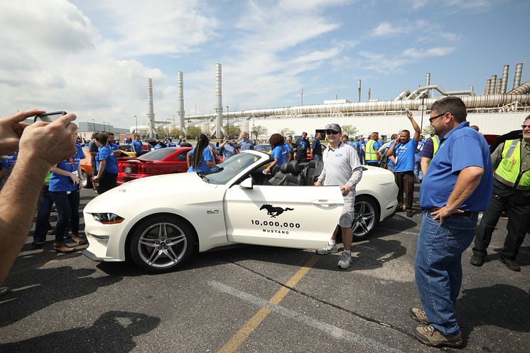 Ford Mustang nummer 10 000 000