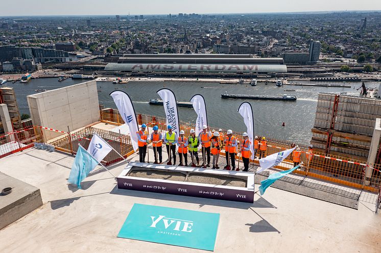 Topping out Maritim Hotel Amsterdam