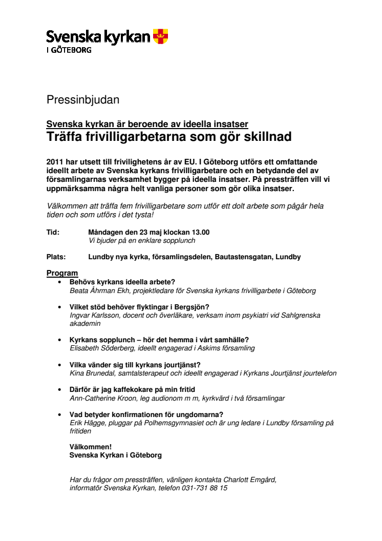 Pressinbjudan