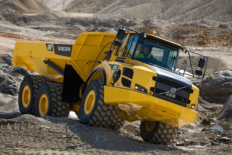 Volvo dumper F-serien - i arbete