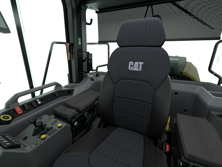 Cat 982 Interiör, säte