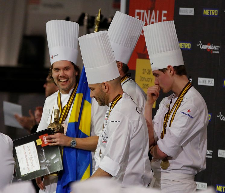 Tommy Myllymäki och team, bronsmedalj. Foto: Per Erik Berglund 
