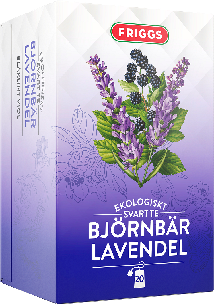 Friggs Te Björnbär Lavendel