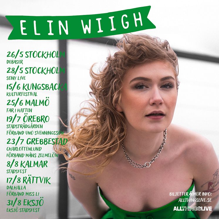 Elin Wiigh - turnédatum 2024