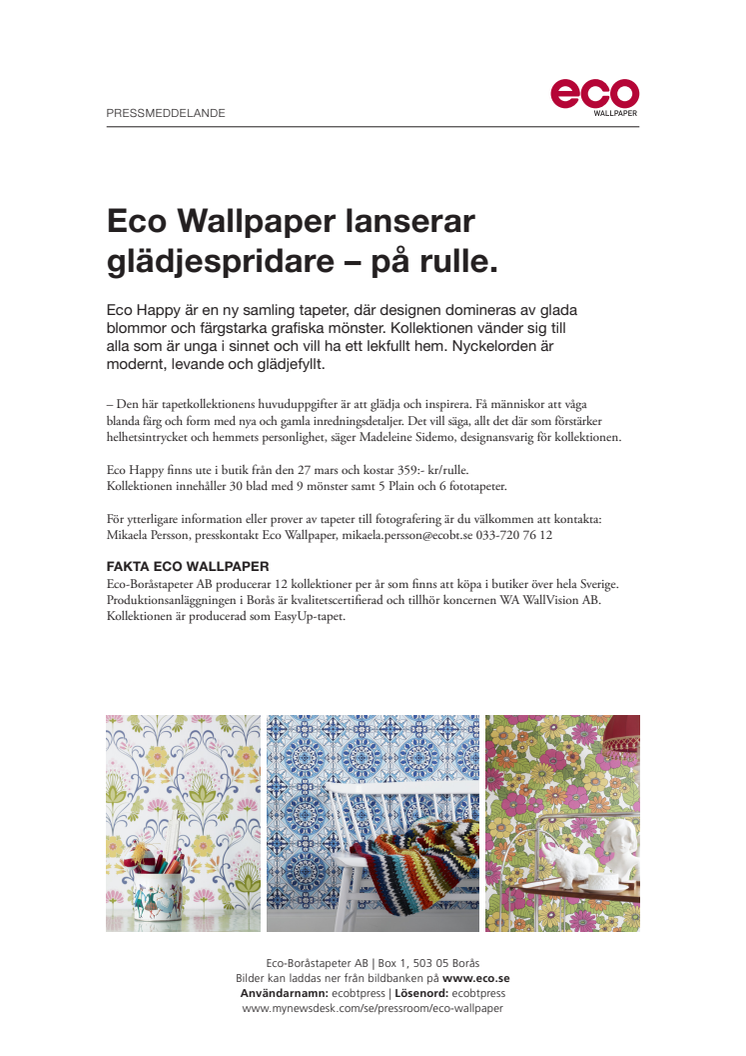 ECO HAPPY - En glädjespridare på rulle