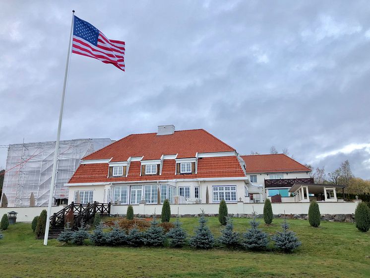 Villa Söderås på Lidingö, VSQ Property AB är ägare av fastigheten. Foto: Hans Uhrus