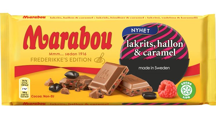 Marabou Lakrits, Hallon, Caramel.webp