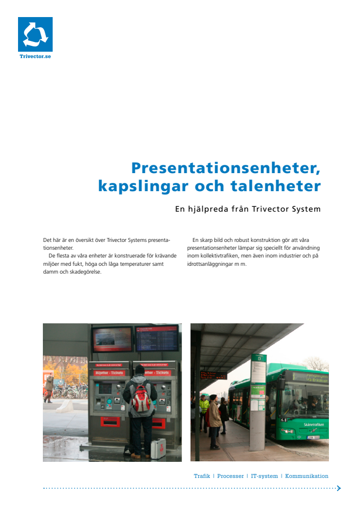 Presentationsenheter,