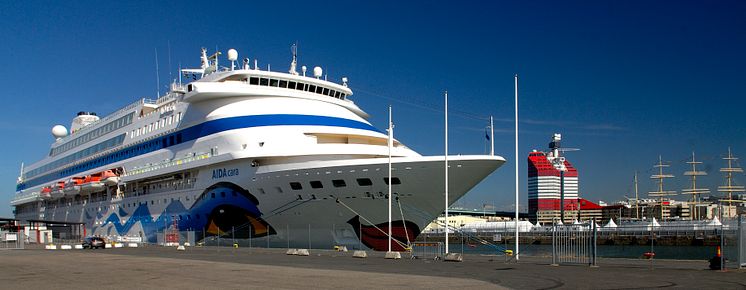 Aida Cara in the Port of Gothenburg