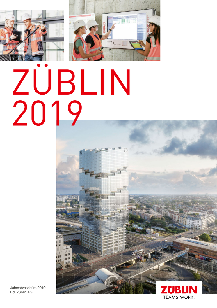 ZÜBLIN-Jahresbroschüre 2019