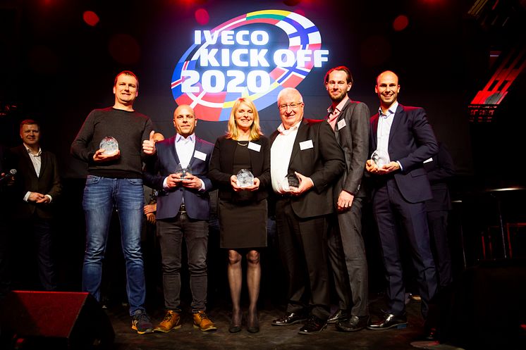 Alle vindere i Norden og Baltikum af Årets IVECO-Forhandler 2020