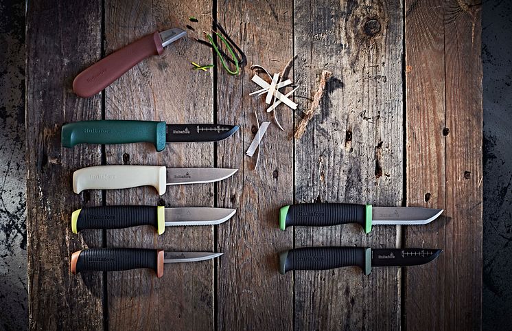Hultafors lanserar sju nya hantverksknivar