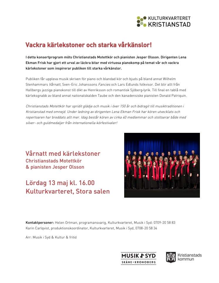 Vackra kärlekstoner och starka vårkänslor!