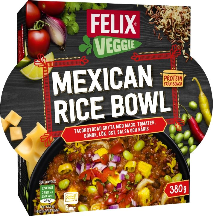 Felix Veggie Mexican Rice Bowl
