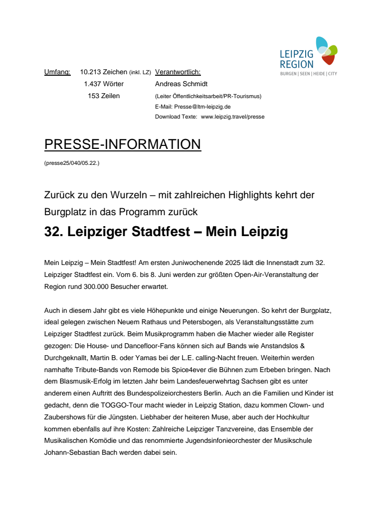 Pressemitteilung - Leipziger Stadtfest 2025 - Höhepunkte.pdf