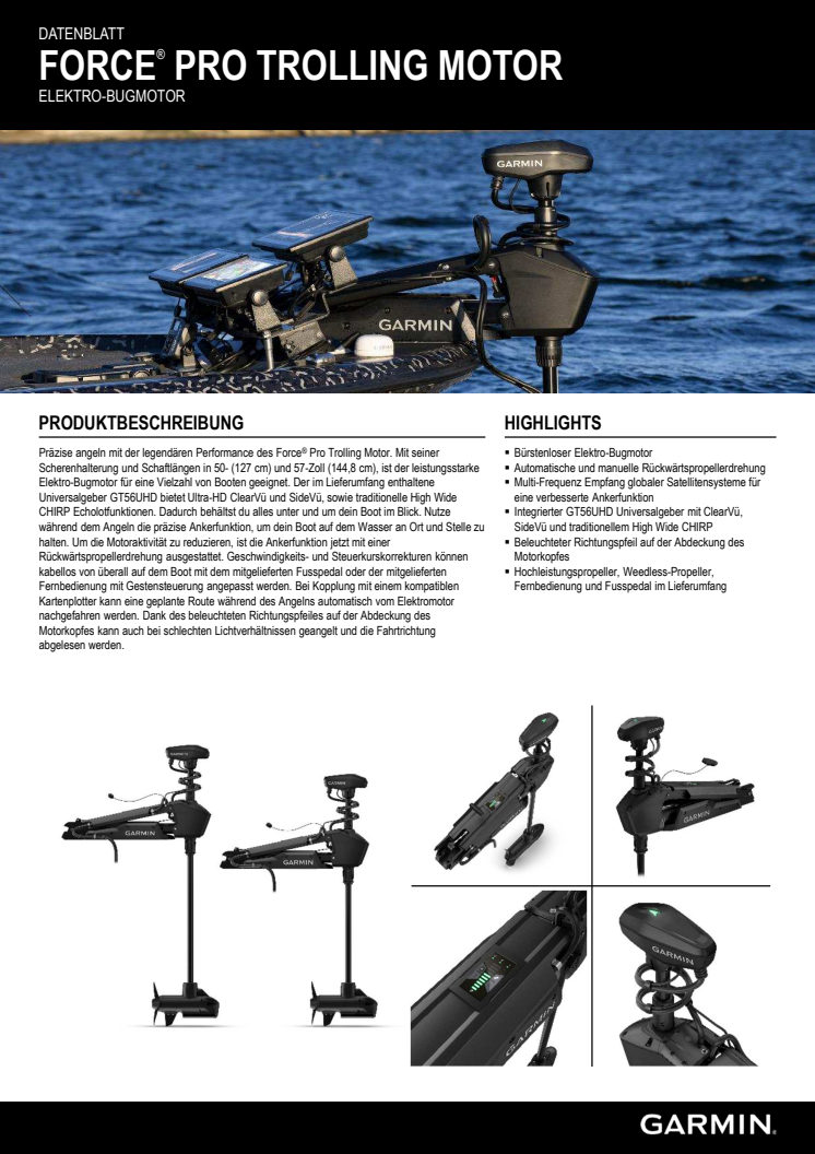 Datenblatt CH Garmin Force Pro