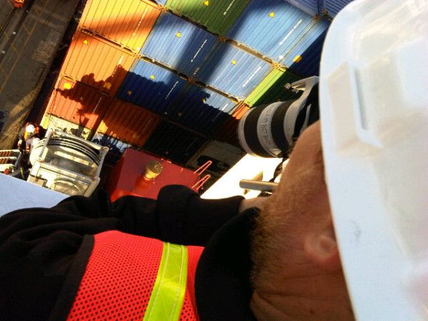 Box magic - Filming Cavotec on the APL Singapore at the Port of Oakland #Cavotecfilm