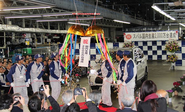 Subaru firar 20 miljoner i Japan