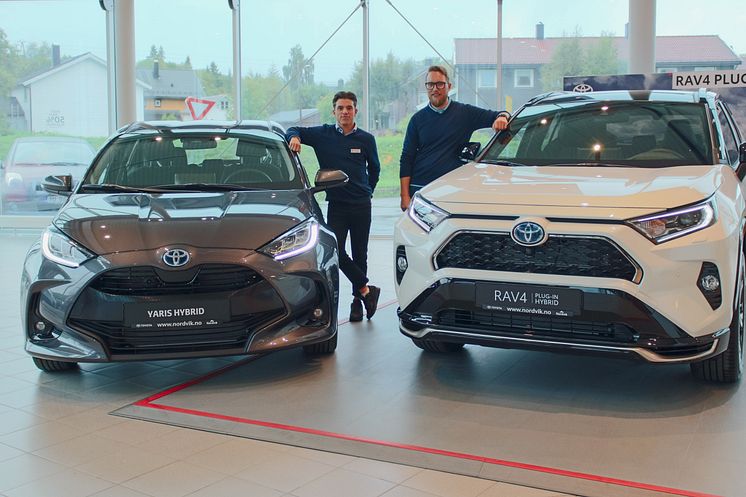 Helt nye RAV4 Plug-in Hybrid og Yaris Hybrid 