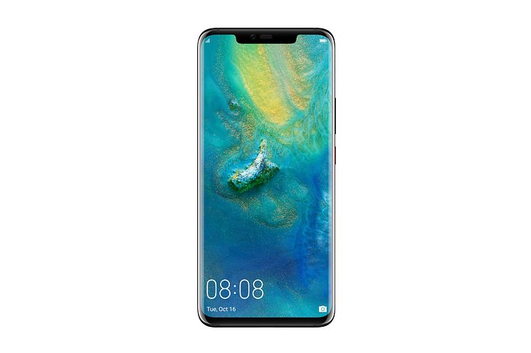 Mate 20 Pro_Black_Front_Unlock