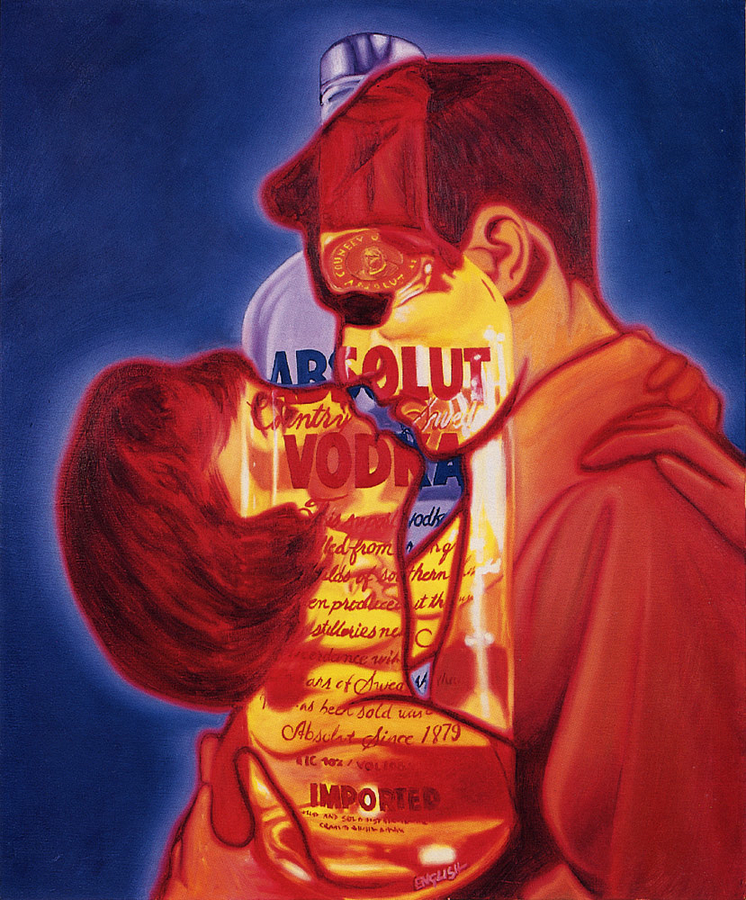 Absolut English. Artist Ron English