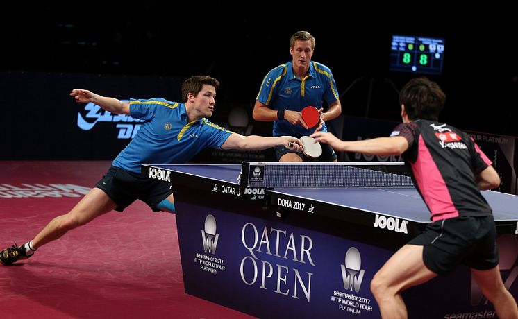 Karlssons in qatar by ITTF