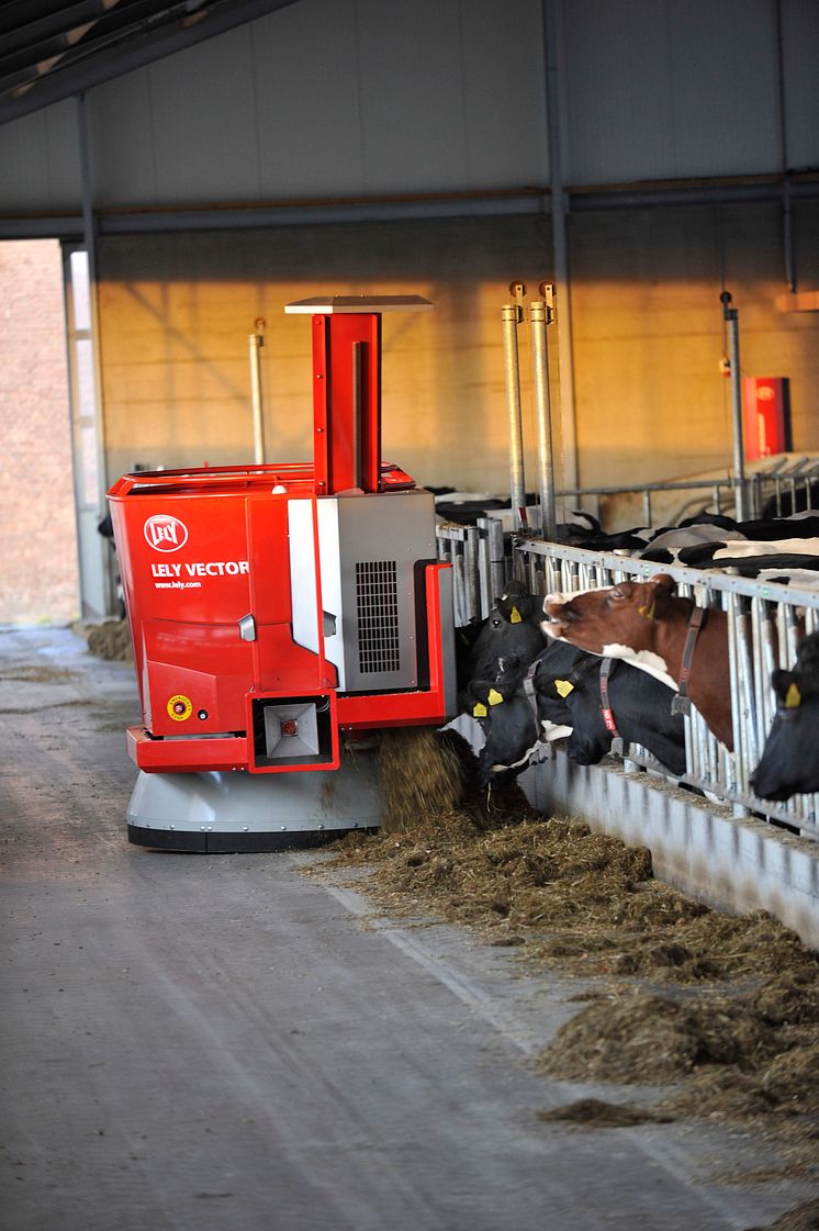 Utfodringsrobot från Lely