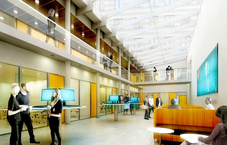 Skiss ICT-skolan, KTH, Kista Science City