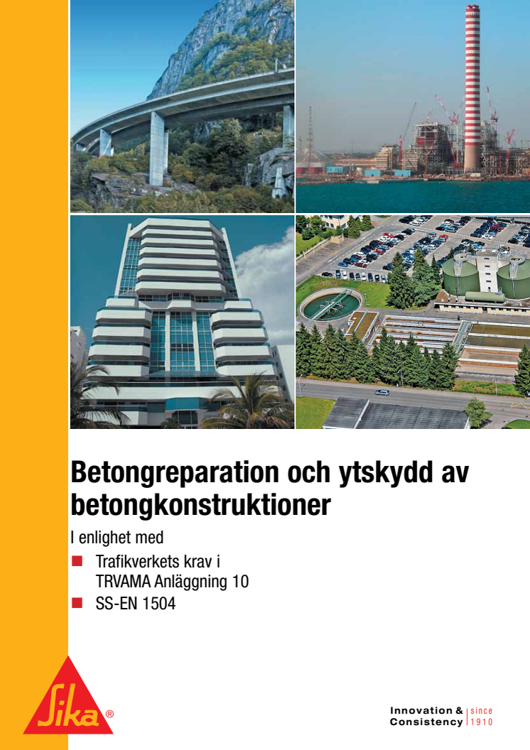 Betongreparation & ytskydd av betongkonstruktioner