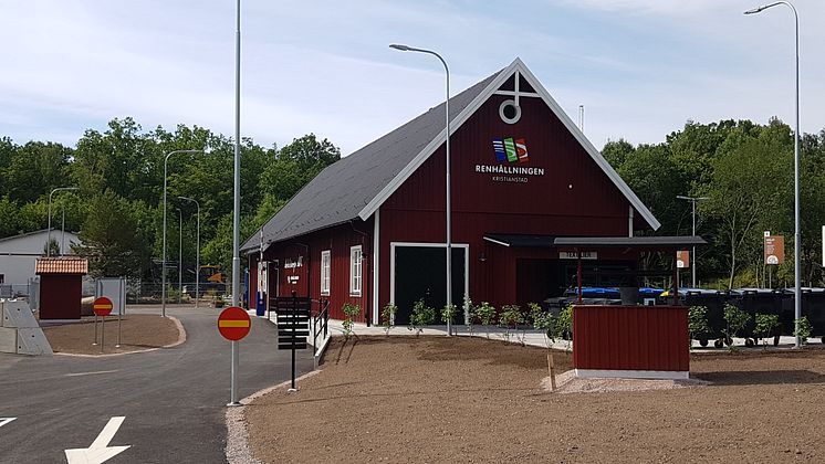 Huset på nya ÅVC Arkelstorp