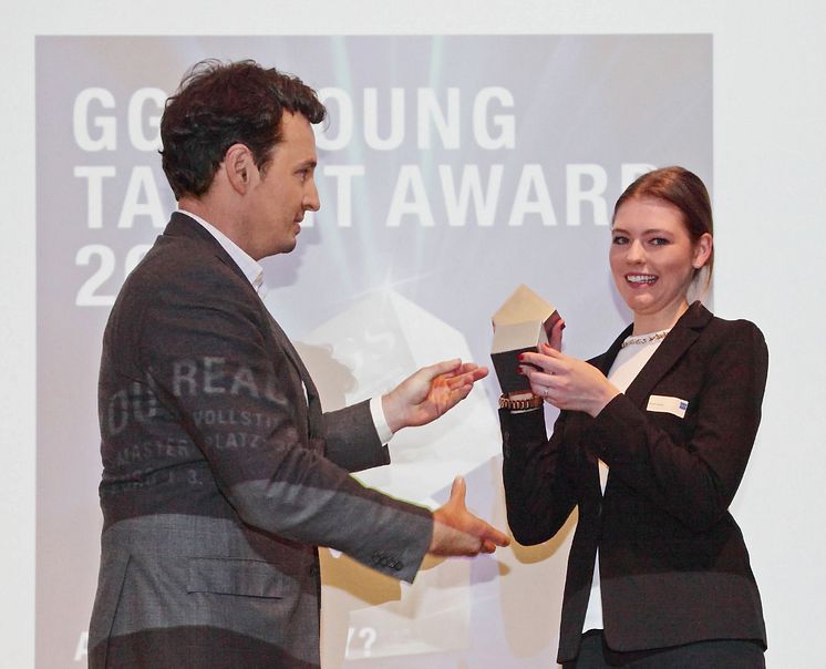 Bachelorabsolventin der Technischen Hochschule Wildau mit dem zweiten Preis des GGS Young Talent Award 2014 ausgezeichnet