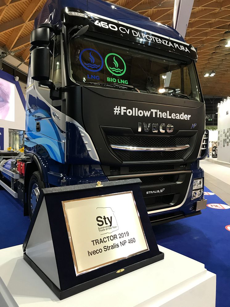 Stralis NP 460 hk vinner tittelen Sustainable Truck of the Year 2019