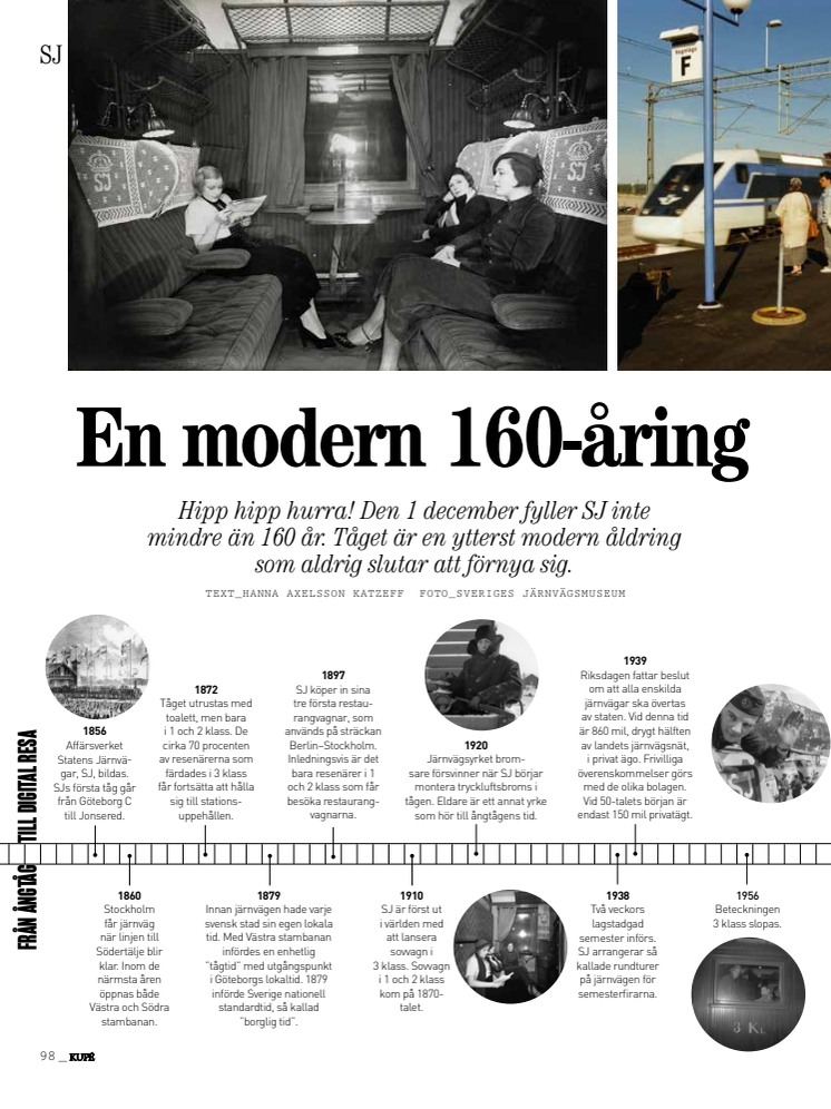 SJ - en modern 160-åring